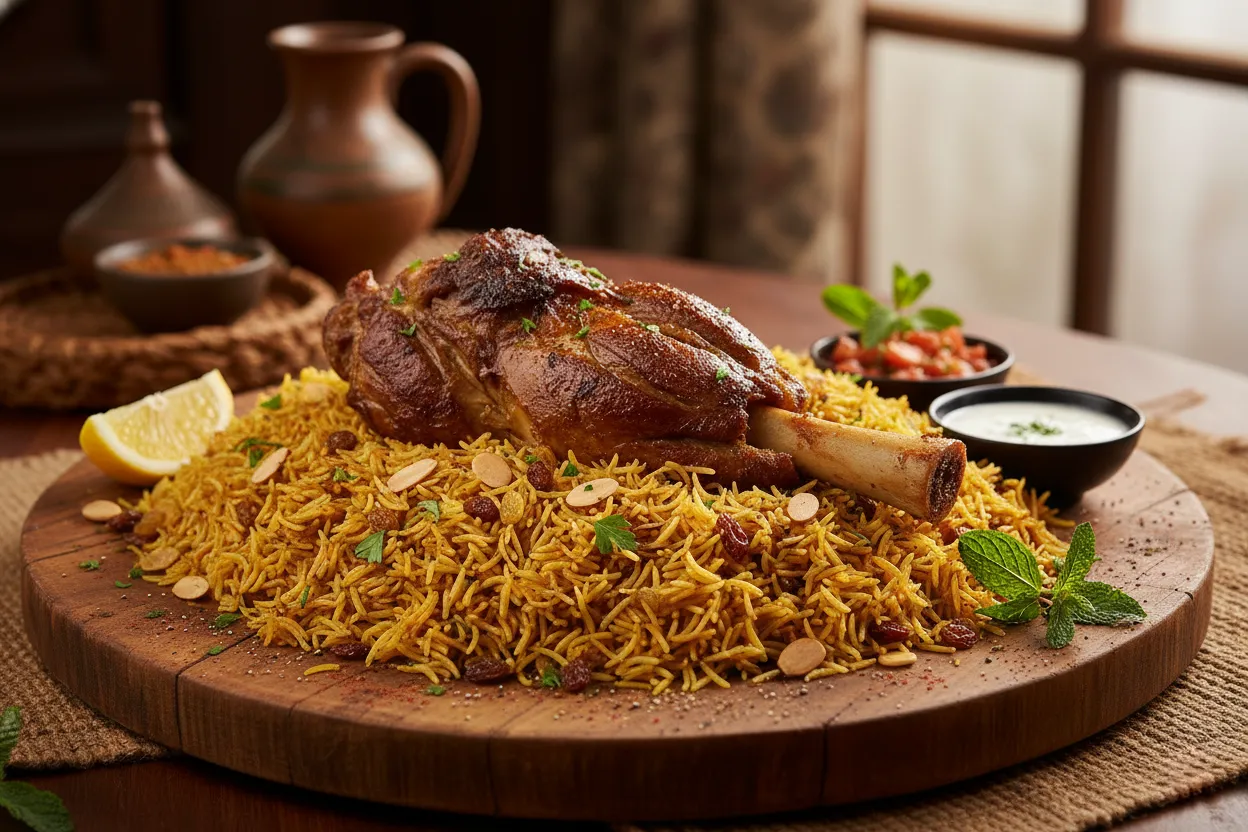 Lamb Shank Mandi